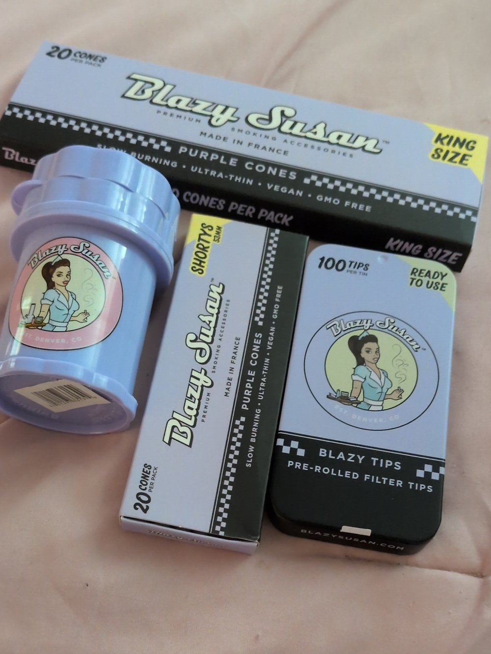 Blazy Susan Purple Rolling Accessories